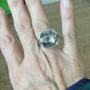 Brighton Silver Crystal Ring